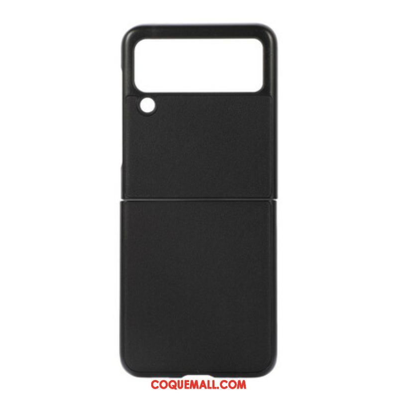 Coque Samsung Galaxy Z Flip 3 5G Véritable Cuir