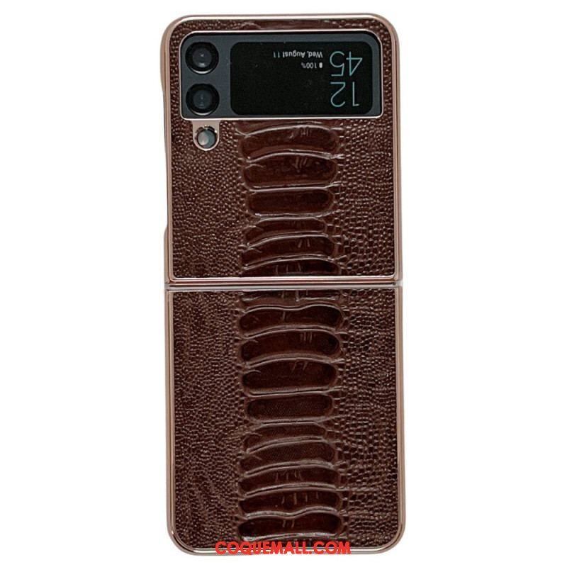 Coque Samsung Galaxy Z Flip 4 Design Crocodile