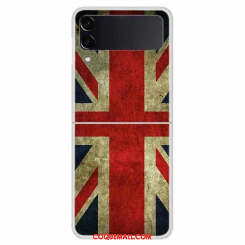 Coque Samsung Galaxy Z Flip 4 Drapeau Anglais