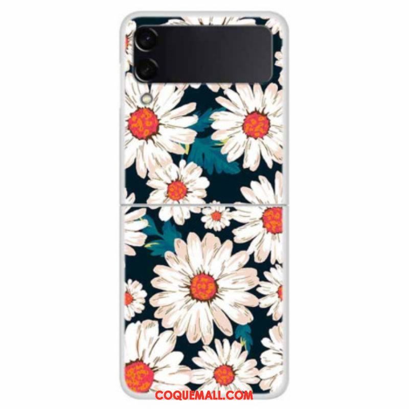 Coque Samsung Galaxy Z Flip 4 Marguerites