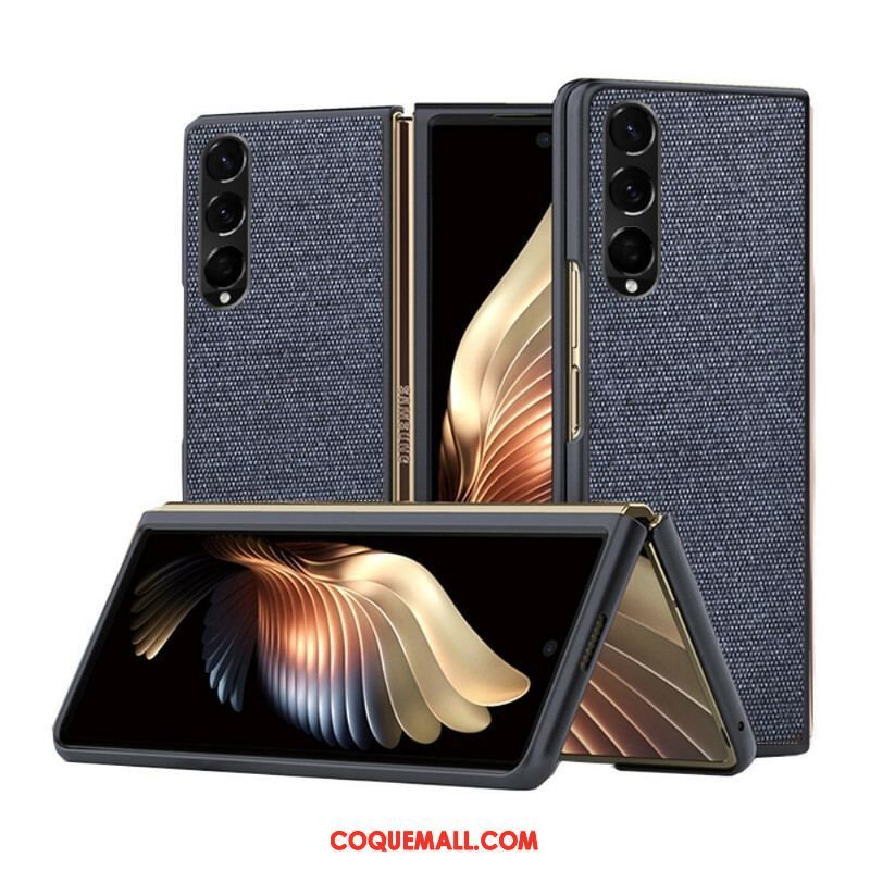 Coque Samsung Galaxy Z Fold 3 5G Effet Cuir Texturé