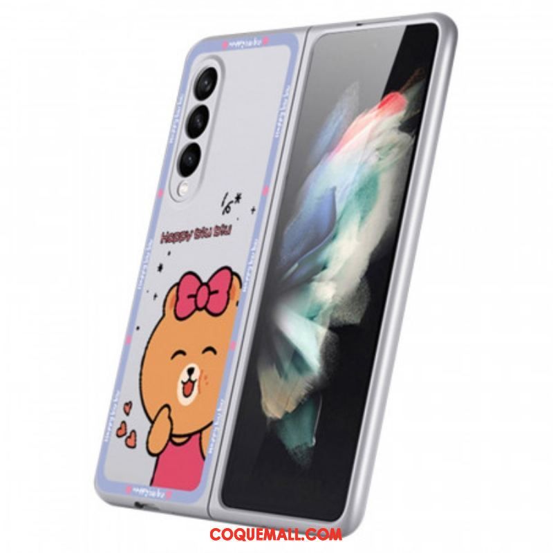 Coque Samsung Galaxy Z Fold 3 5G Girly Bear