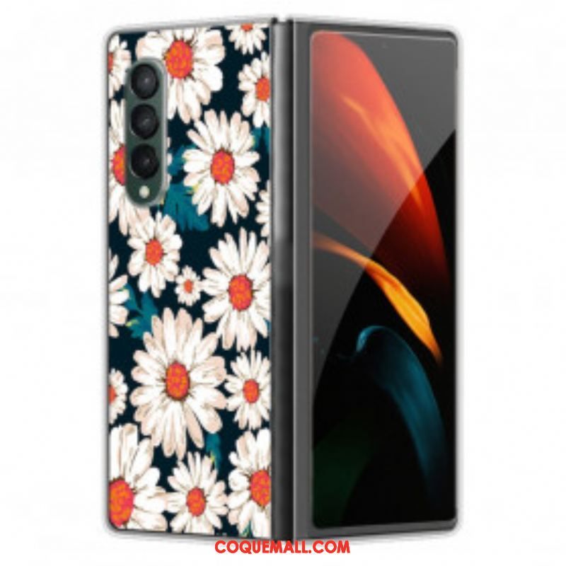 Coque Samsung Galaxy Z Fold 3 5G Marguerites