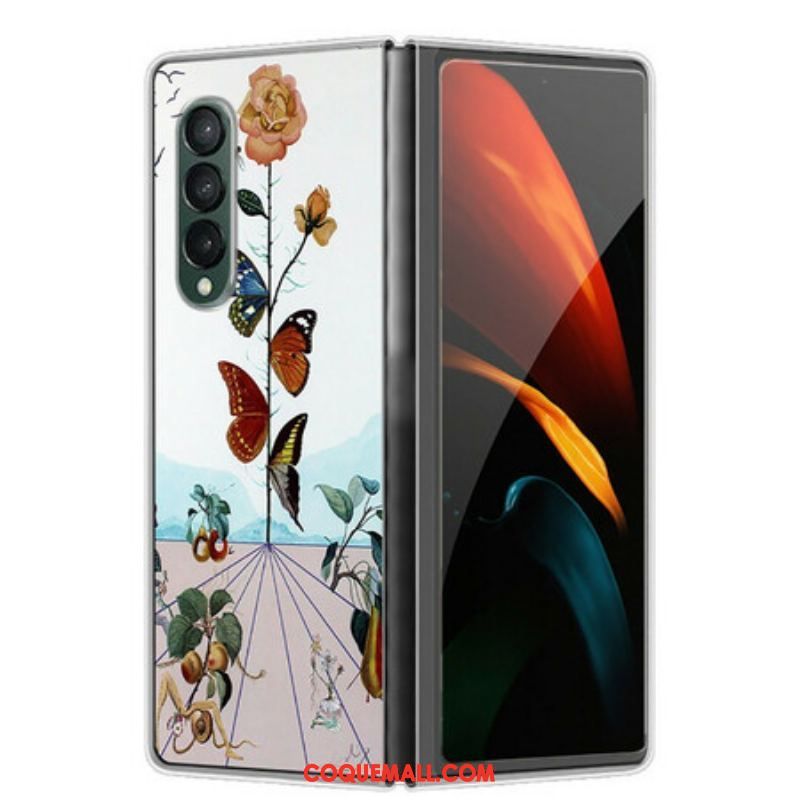 Coque Samsung Galaxy Z Fold 3 5G Papillons de la Nature