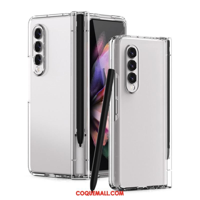 Coque Samsung Galaxy Z Fold 3 5G Protecteur Écran et Porte-Stylet