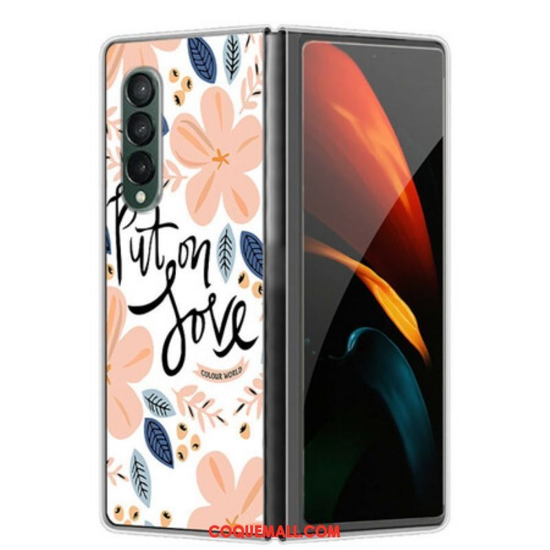 Coque Samsung Galaxy Z Fold 3 5G Put On Love