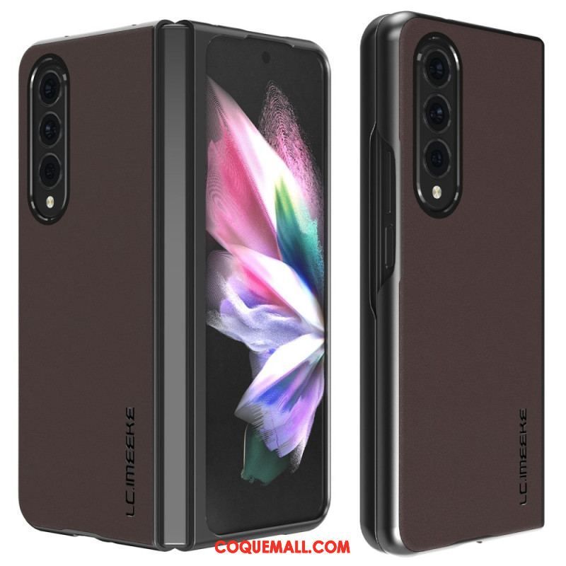 Coque Samsung Galaxy Z Fold 4 LC. IMEEKE Simili Cuir Doux