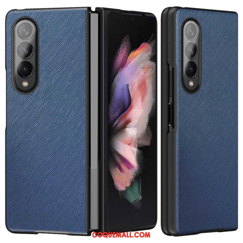 Coque Samsung Galaxy Z Fold 4 Texture Tissée