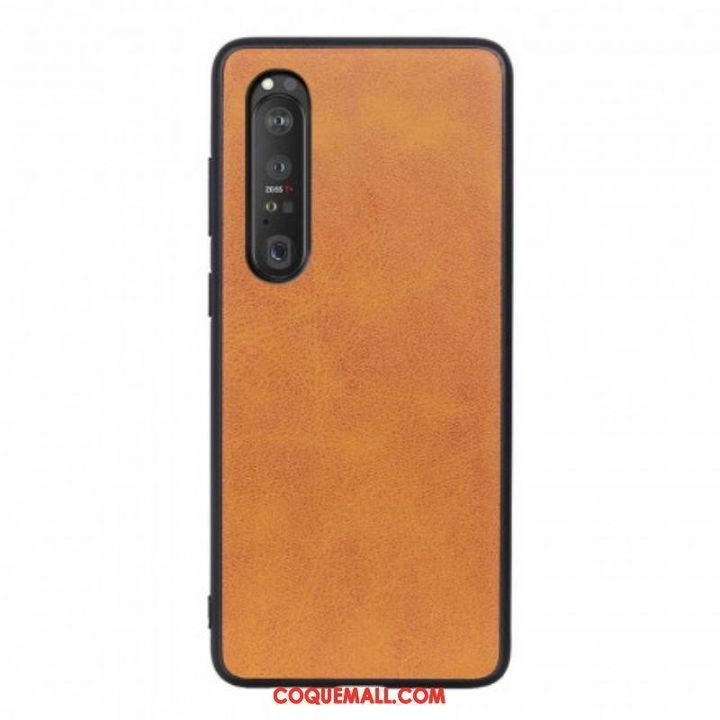 Coque Sony Xperia 1 III Effet Cuir