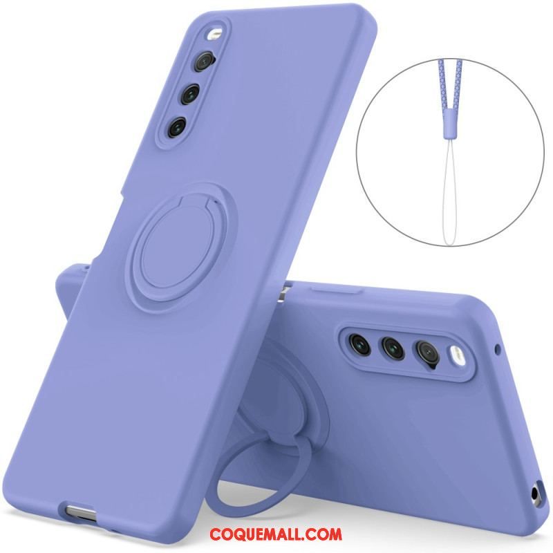 Coque Sony Xperia 10 IV Unie Anneau-Support