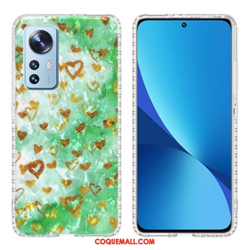 Coque Xiaomi 12 / 12X Coeurs Stylés