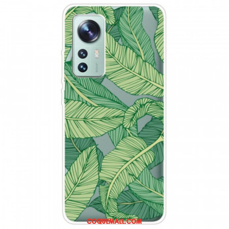 Coque  Xiaomi 12 / 12X  Feuilles