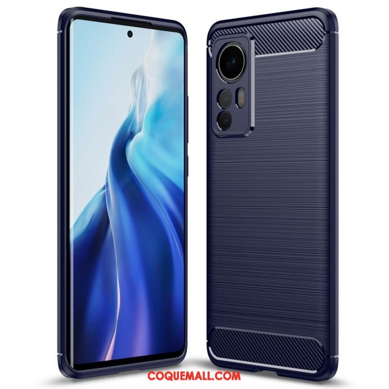 Coque  Xiaomi 12 / 12X Fibre Carbone Brossée