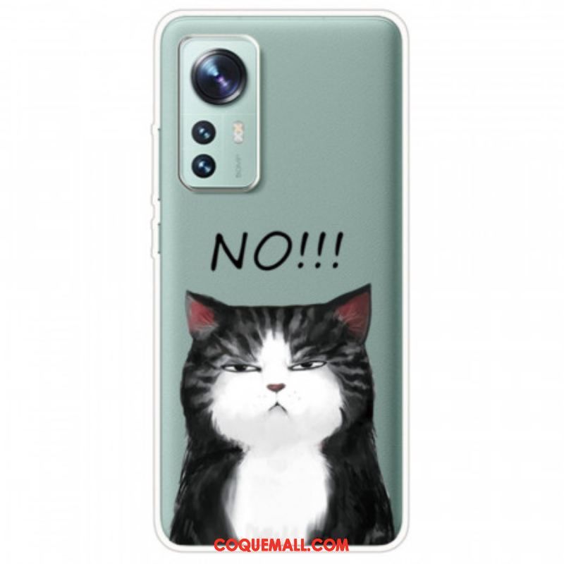 Coque  Xiaomi 12 / 12X  Le Chat Qui Dit Non