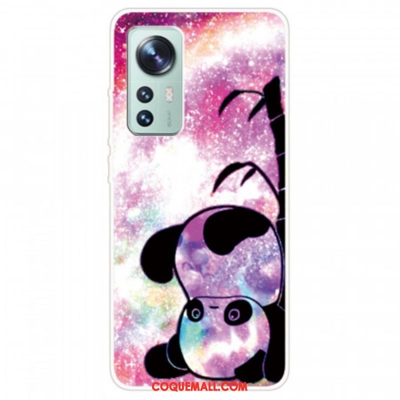 Coque  Xiaomi 12 / 12X  Panda et Bambou