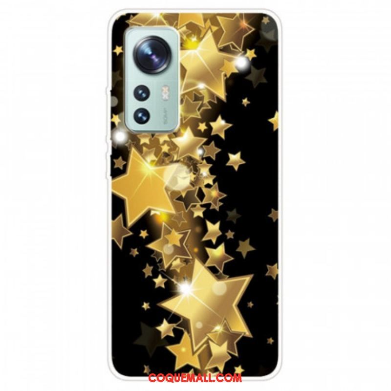 Coque  Xiaomi 12 / 12X  Silicone Étoiles