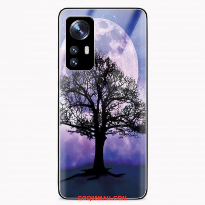 Coque  Xiaomi 12 / 12X  Verre Trempé Arbre et Lune