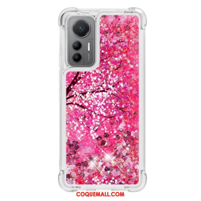 Coque Xiaomi 12 Lite Paillettes Arbre