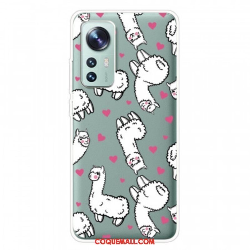 Coque Xiaomi 12 Pro Silicone Que des Lamas