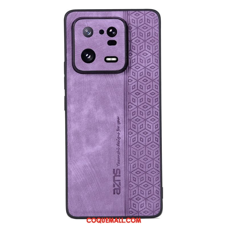 Coque Xiaomi 13 Effet Cuir AZNS