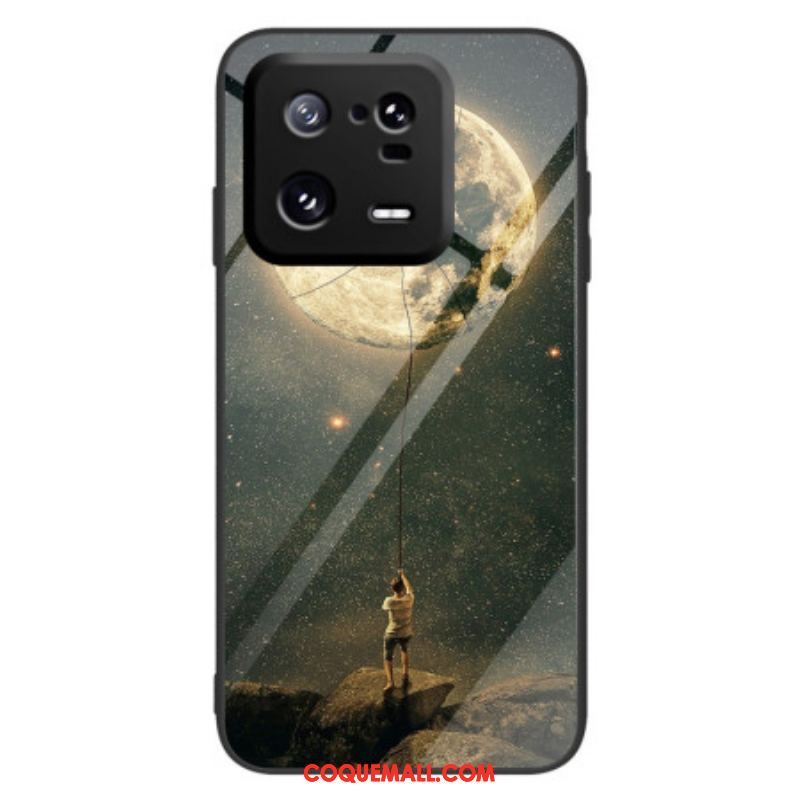 Coque Xiaomi 13 Pro Verre Trempé l'Homme à la Lune