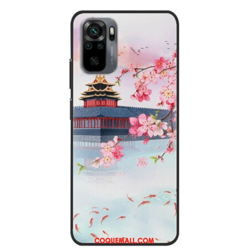 Coque Xiaomi Redmi Note 10/10S/Poco M5s Château Asiatique