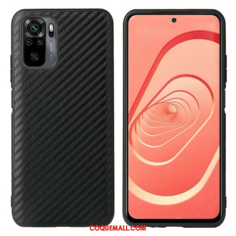 Coque Xiaomi Redmi Note 10/10S/Poco M5s Fibre Carbone