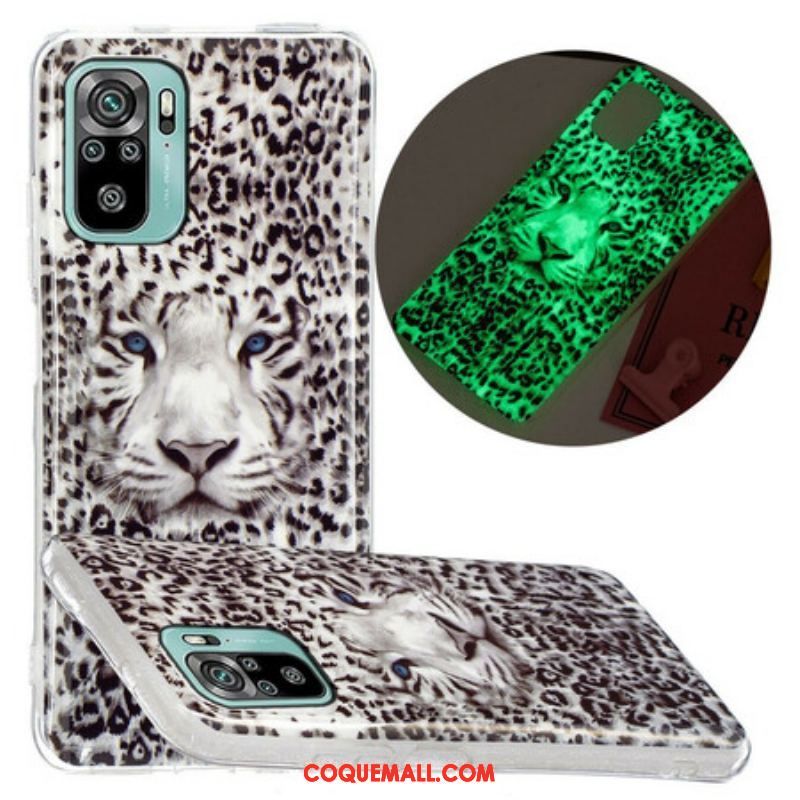 Coque Xiaomi Redmi Note 10/10S/Poco M5s Leopard Fluorescente