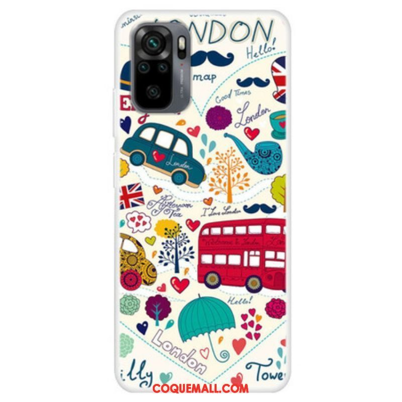 Coque Xiaomi Redmi Note 10/10S/Poco M5s London Life