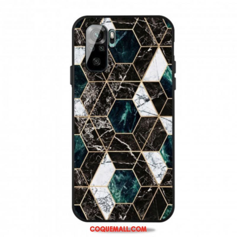 Coque Xiaomi Redmi Note 10/10S/Poco M5s Marbre Premium