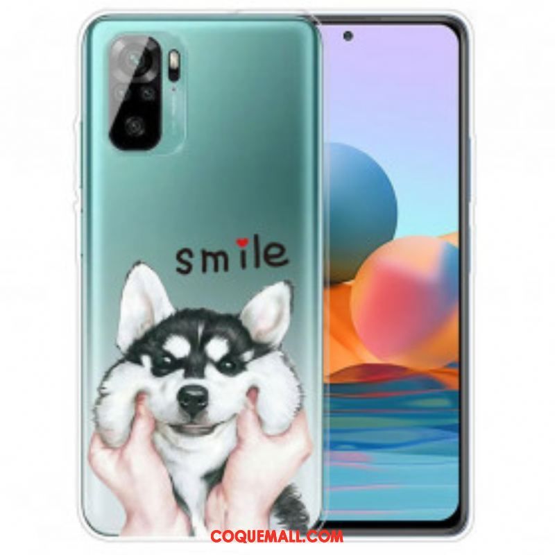 Coque Xiaomi Redmi Note 10/10S/Poco M5s Smile Dog