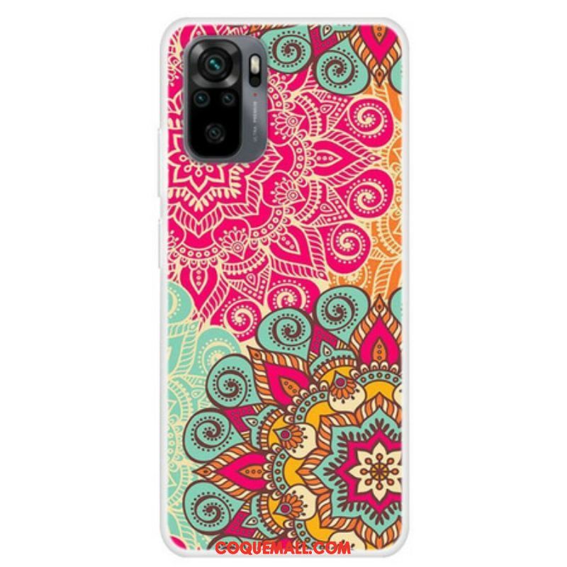 Coque Xiaomi Redmi Note 10/10S/Poco M5s Tendance Mandala