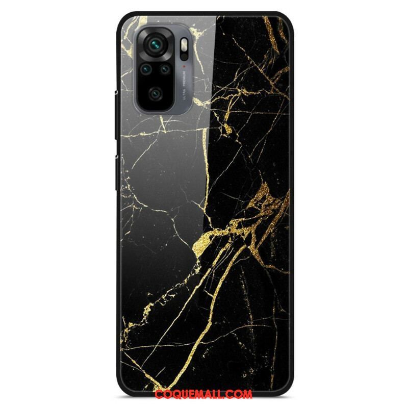 Coque Xiaomi Redmi Note 10/10S/Poco M5s Verre trempé Marbre Suprême