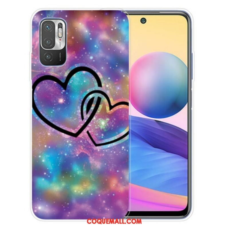 Coque Xiaomi Redmi Note 10 5G / Poco M3 Pro 5G Coeurs Enchaînés