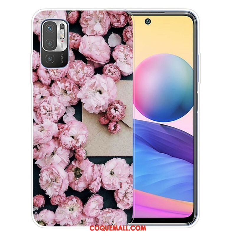 Coque Xiaomi Redmi Note 10 5G / Poco M3 Pro 5G Fleurs Intenses