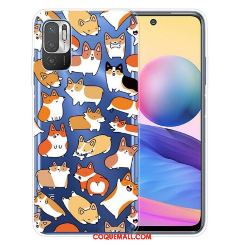 Coque Xiaomi Redmi Note 10 5G / Poco M3 Pro 5G Multiples Chiens