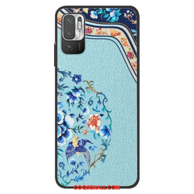 Coque Xiaomi Redmi Note 10 5G / Poco M3 Pro 5G Oiseau et Fleur