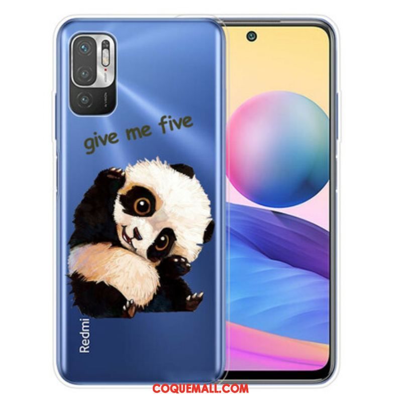 Coque Xiaomi Redmi Note 10 5G / Poco M3 Pro 5G Panda Give Me Five