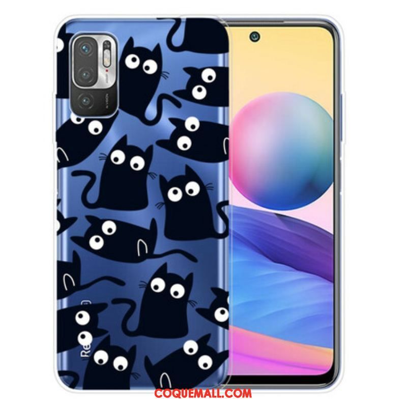 Coque Xiaomi Redmi Note 10 5G / Poco M3 Pro 5G Souris Noires