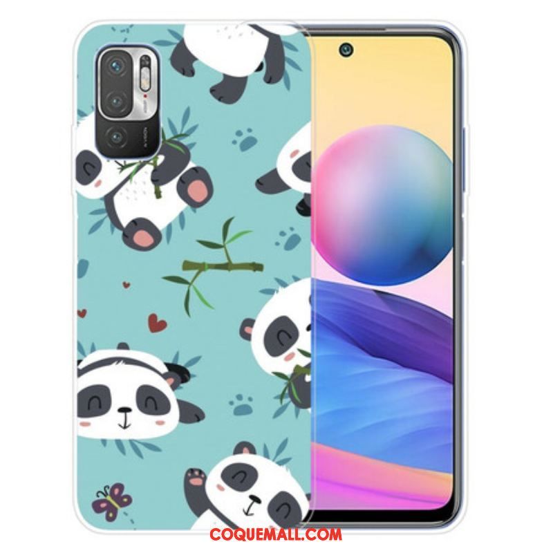 Coque Xiaomi Redmi Note 10 5G / Poco M3 Pro 5G Tas de Pandas