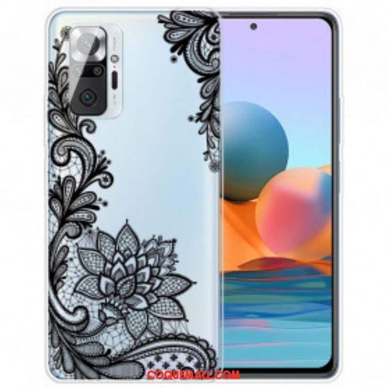 Coque Xiaomi Redmi Note 10 Pro Dentelle Fine