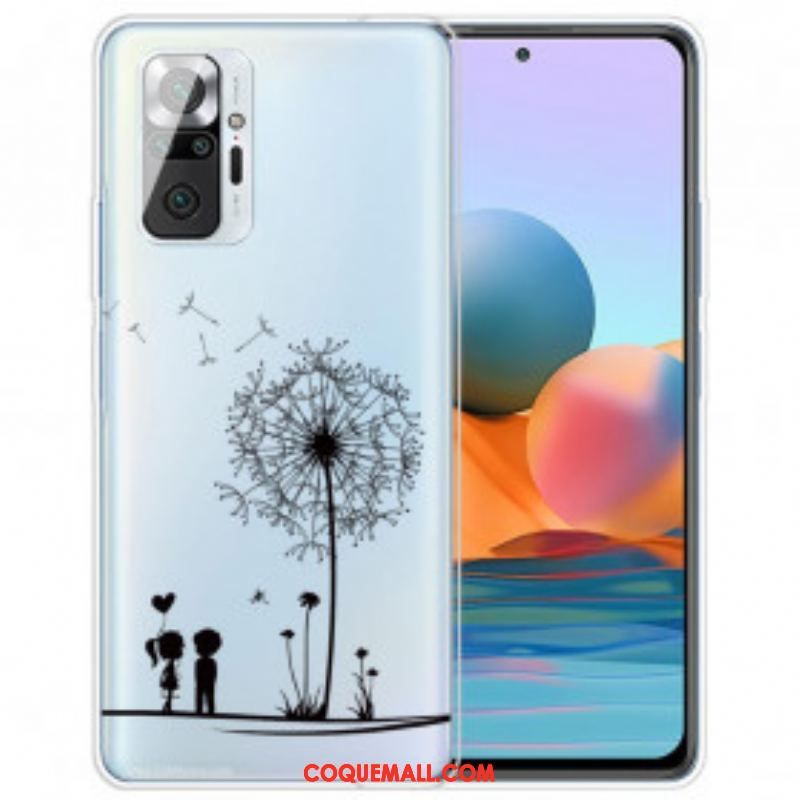 Coque Xiaomi Redmi Note 10 Pro Pissenlit Love