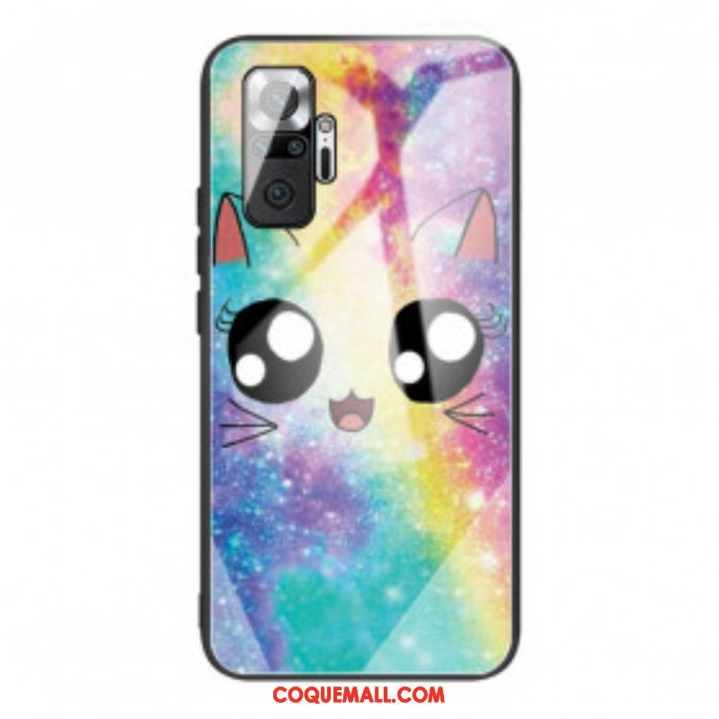 Coque Xiaomi Redmi Note 10 Pro Verre Trempé Chat