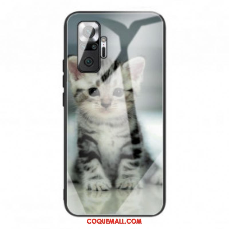 Coque Xiaomi Redmi Note 10 Pro Verre Trempé Chaton