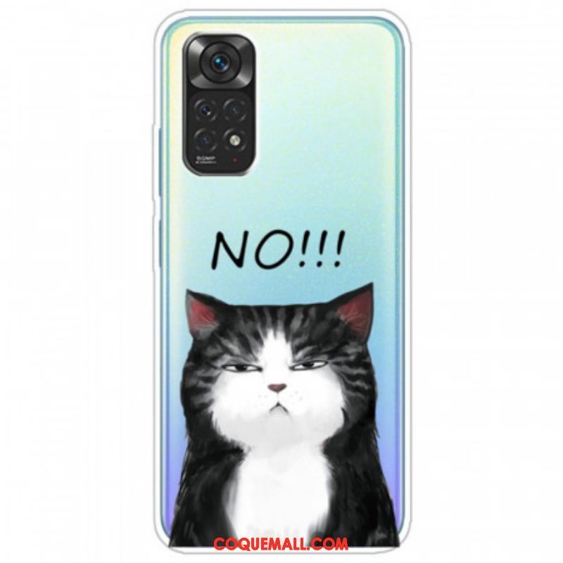 Coque Xiaomi Redmi Note 11 / 11s Le Chat Qui Dit Non