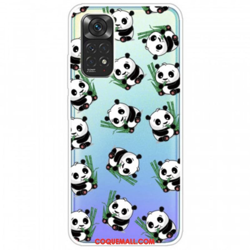 Coque Xiaomi Redmi Note 11 / 11s Petits Pandas