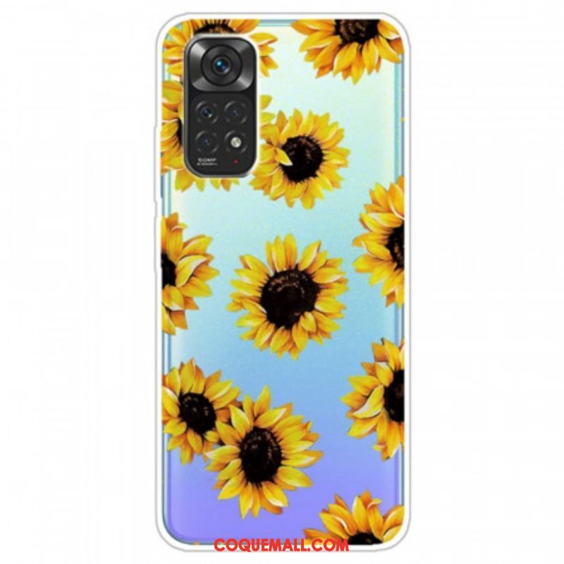 Coque Xiaomi Redmi Note 11 / 11s Tournesols