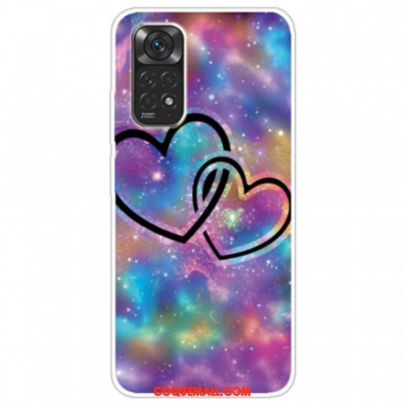 Coque Xiaomi Redmi Note 11 Pro / Note 11 Pro 5G Coeurs Enchaînés