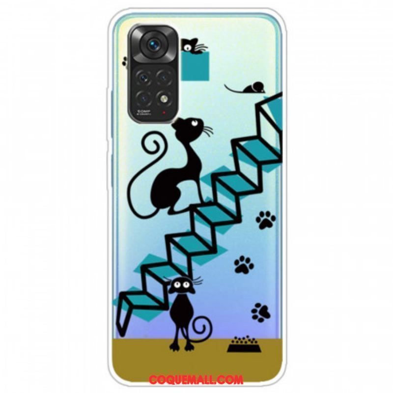 Coque Xiaomi Redmi Note 11 Pro / Note 11 Pro 5G Drôles de Chats