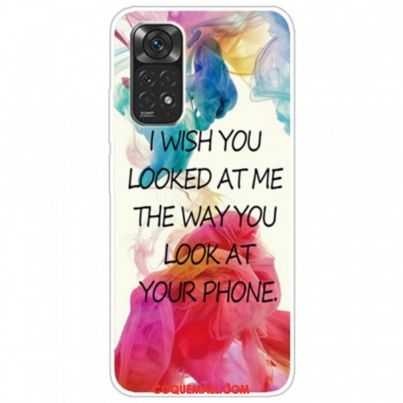 Coque Xiaomi Redmi Note 11 Pro /  Note 11 Pro 5G I Wish You Looked At Me